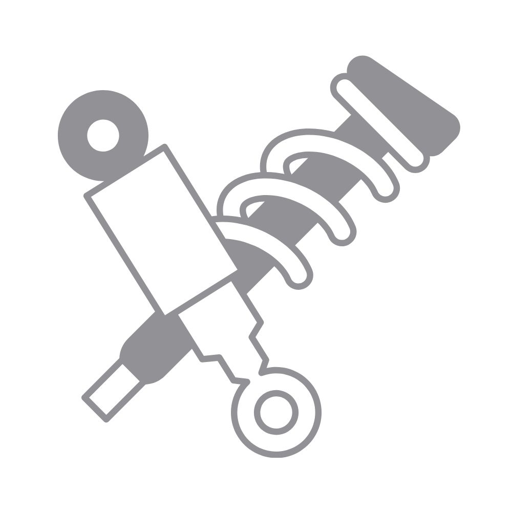 Suspension and shock absorber icon representing suspension repair and maintenance services.