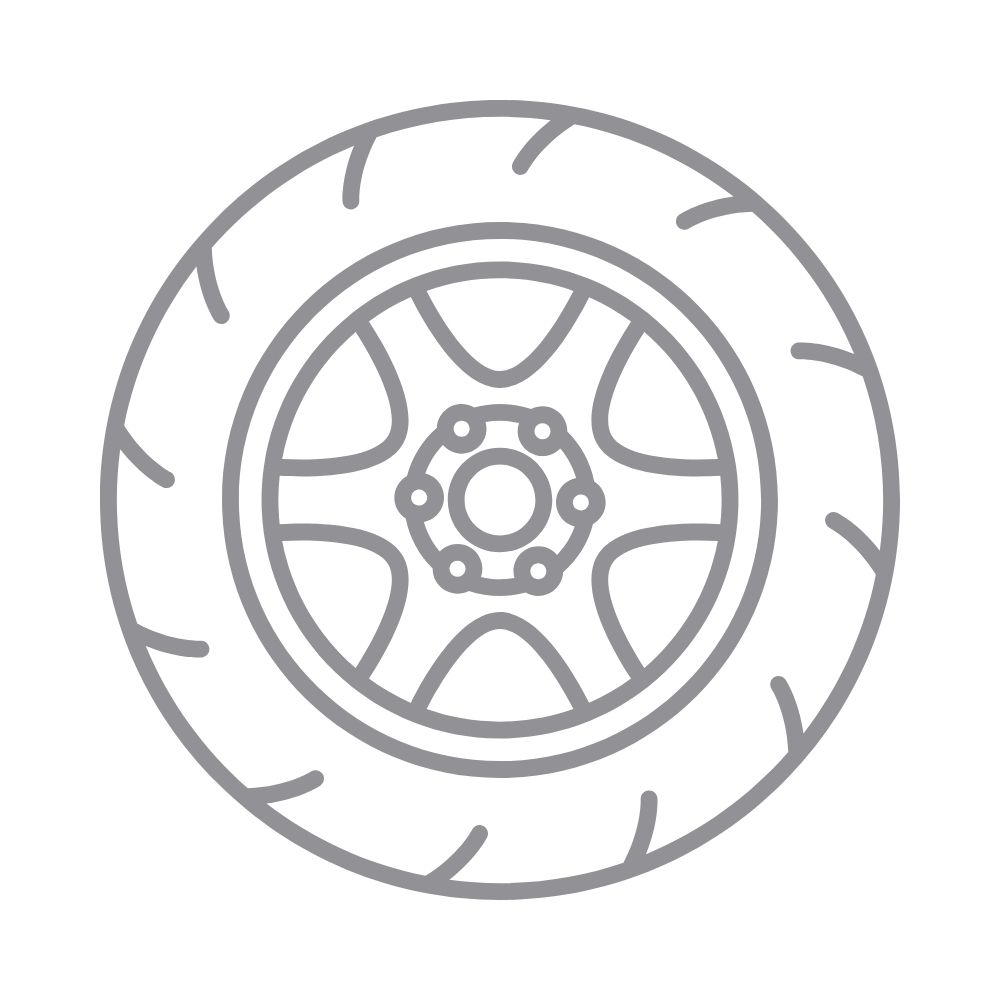 Tyre services icon representing professional tyre fitting and replacement at HTL Alignment Center Pretoria.